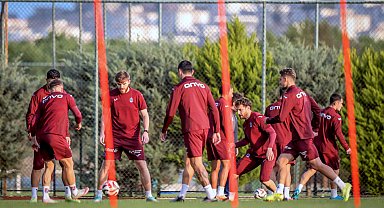 Trabzonspor, Çaykur Rizespor maçı hazırlıklarını sürdürdü