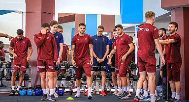 Trabzonspor, kuvvet çalıştı