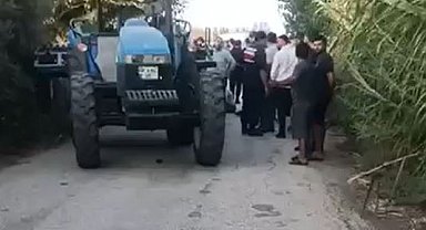 Traktörün çapasına çarpan motosikletin sürücüsü öldü
