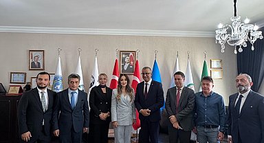 Tunus Büyükelçisinden ULUSKON Başkanı Atasoy'a ziyaret