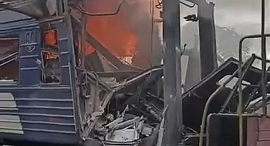 Ukrayna'da tren istasyonuna saldırı: 30 yaralı