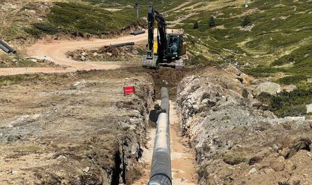 Uludağ’ın içme suyu hattı yenilendi