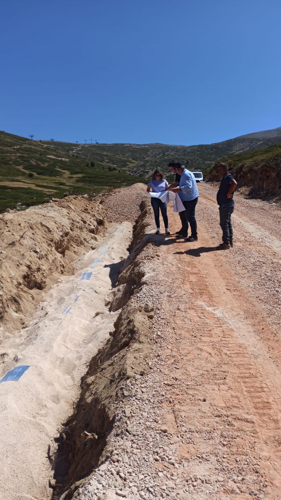 Uludağ’ın içme suyu hattı yenilendi