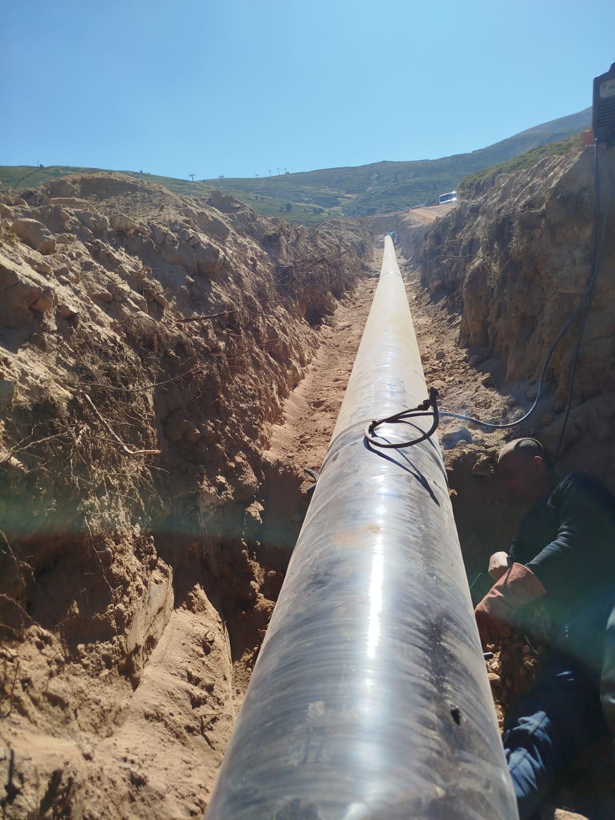 Uludağ’ın içme suyu hattı yenilendi