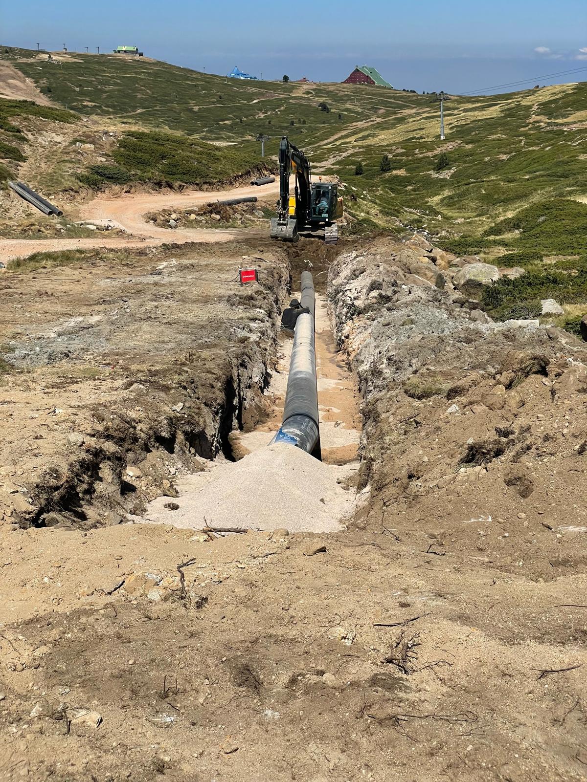 Uludağ’ın içme suyu hattı yenilendi