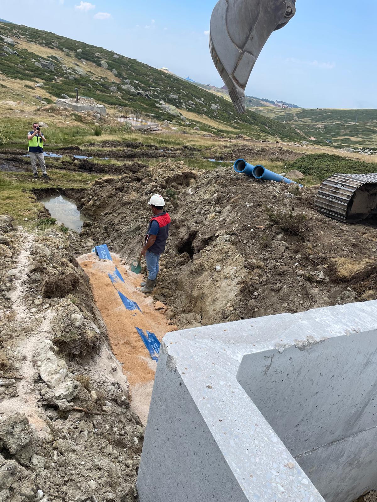 Uludağ’ın içme suyu hattı yenilendi