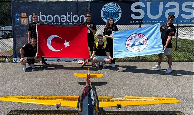 Üniversiteli gençler, Erciyes isimli İHA'larıyla Amerika'da yarıştı