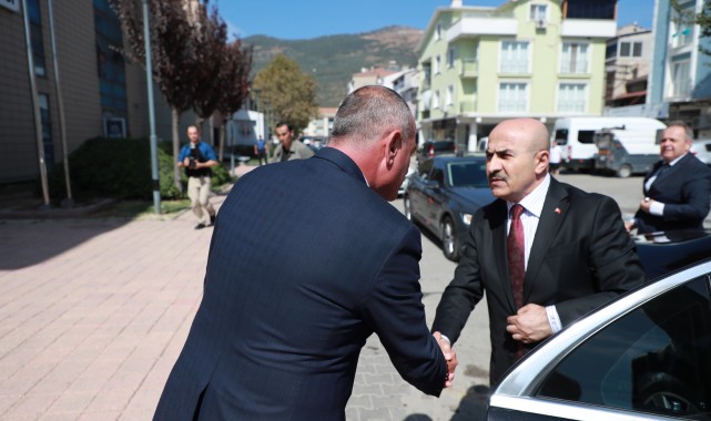 Vali Demirtaş’tan Başkan Sertaslan’a ziyaret
