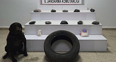 Van'da araç lastiğine gizlenmiş uyuşturucu ele geçirildi