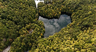 Yedigöller Milli Parkı'nda sonbahar güzelliği