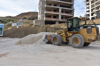 Yeni Adliye Sarayı yolu soğuk asfalt kaplandı