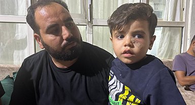 Yorgun mermi, 4 yaşındaki çocuğun gözünün altına isabet etti