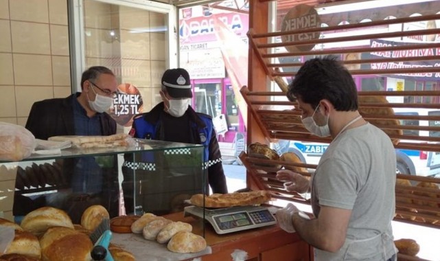 Zabıtadan fırın denetimi