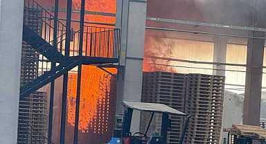 Bursa’da fabrika yangını!