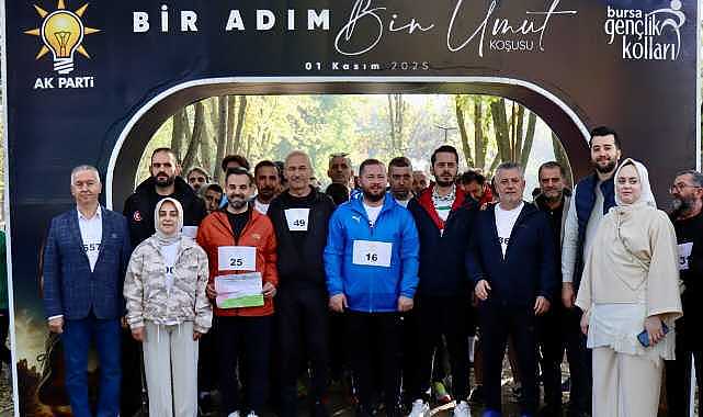 Bursa’da Gazze için ‘Bir Adım, Bin Umut’ koşusu