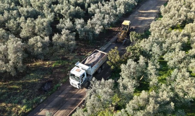 Gemlik Belediyesi Kırsalda Ulaşım Ağını Güçlendiriyor