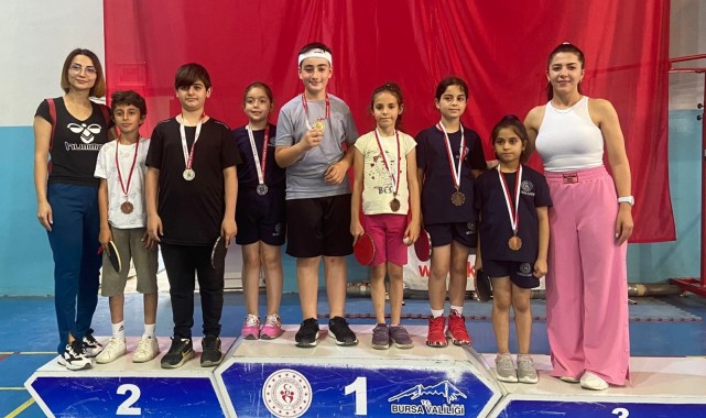 Gemlik Belediyespor Masa Tenisinde Farkını Gösterdi