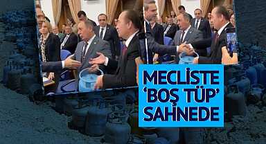 Meclis'te 'boş tüp' sahnede! Bakan Bayraktar'dan dikkat çeken yanıt...