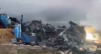 Rusya'da helikopter, evin üzerine düştü: 5 ölü