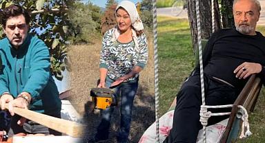 Şehri terk ettiler: Ünlü isimlerin köy hayatı