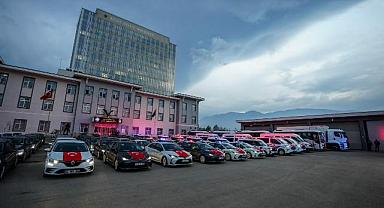 Bursa’da emniyet ve jandarmaya 119 yeni araç
