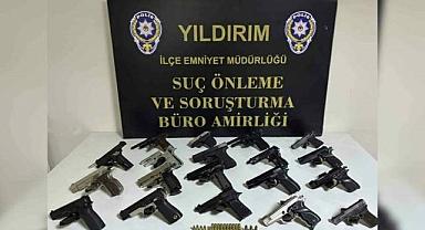 Bursa’da kaçak silah atölyesine Yıldırım operasyonu