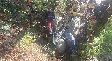 Bursa’da traktör altında can pazarı
