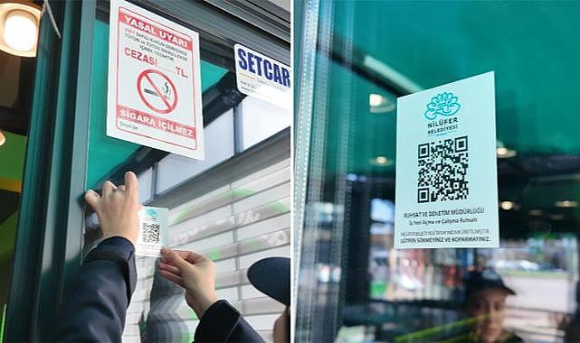 Bursa Nilüfer’de QR kod dönemi!