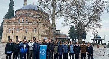 Bursalı gençlerden tarihi yolculuk