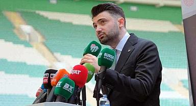Bursaspor Başkanı Çelik duyurdu! Değişim başladı…
