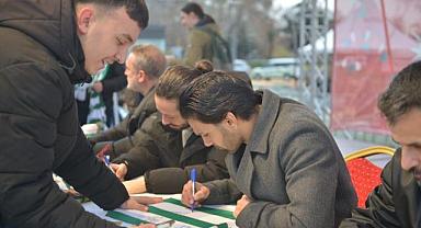 Bursaspor, taraftarıyla buluştu!