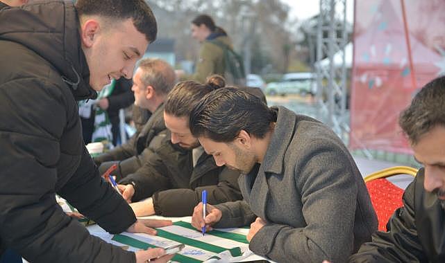 Bursaspor, taraftarıyla buluştu!