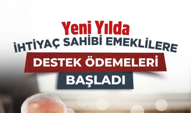 Büyükşehir’den emeklilere yeni yıl desteği