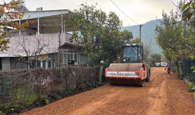 Kumsaz'da Ulaşım Kalitesi Gemlik Belediyesi ile Artıyor