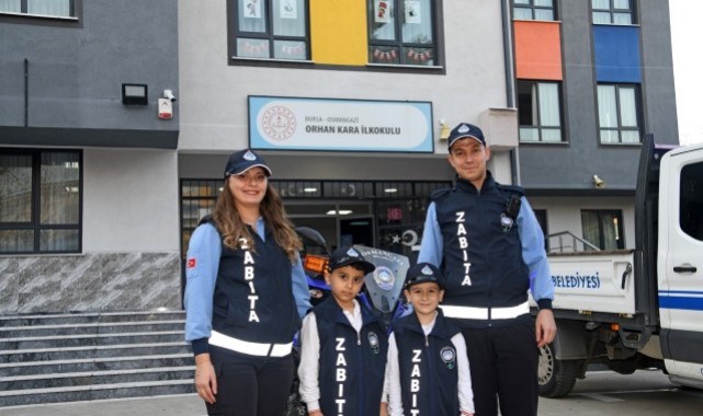 Osmangazi’de Minikler Zabıtanın Görevlerini Öğrendi