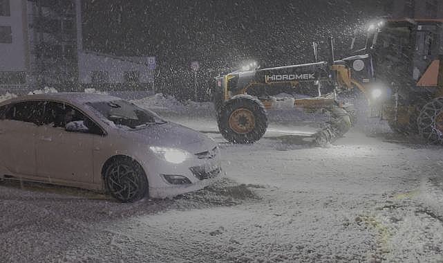 Uludağ’da Yoğun Kar Yağışı