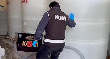 Yılbaşı öncesi dev operasyon: 91 bin 384 litre…