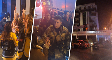 Bursa'da otel alevlere teslim oldu!