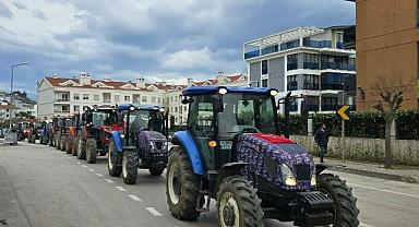 Bursa’da traktörlü protesto