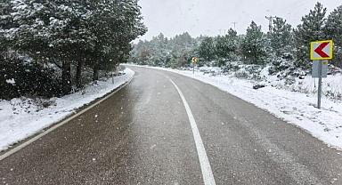 Bursa Gemlik’te karla mücadele