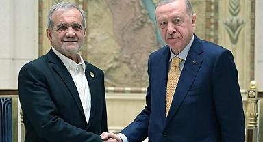  Erdoğan, İranlı mevkidaşıyla görüştü