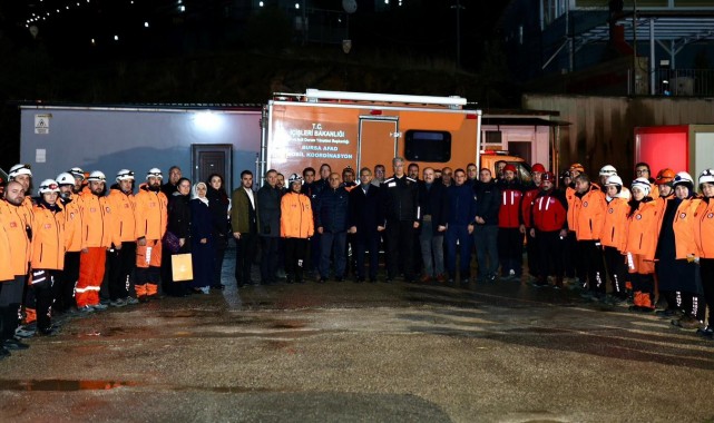 Gemlik'te Afet Tatbikatı