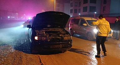 Kaza yapınca yakalandı