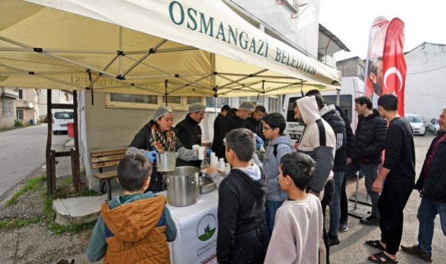 Osmangazi’de Cuma Bereketi Vatandaşlarla Paylaşıldı