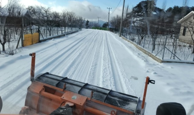 Osmangazi’nin Yüksek Kesimlerinde Kar Nöbeti