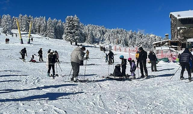 Uludağ’da kar kalınlığı 1 metreye yaklaştı