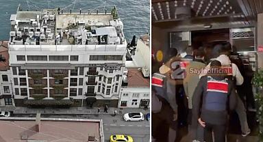 Uyuşturucu partilerinin mekanı Bebek Otel'e baskın düzenlendi