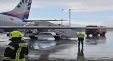 Antalya Havalimanı’nda faciadan dönüldü