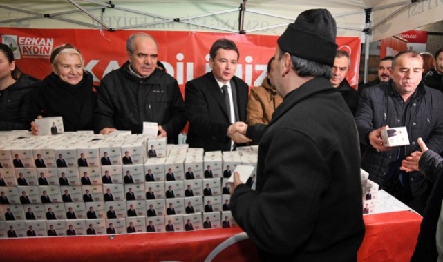 Başkan Aydın, Berat Kandili’nde Vatandaşlarla Buluştu