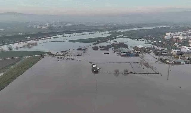Bursa’da binlerce hektar ekili alan sular altında!